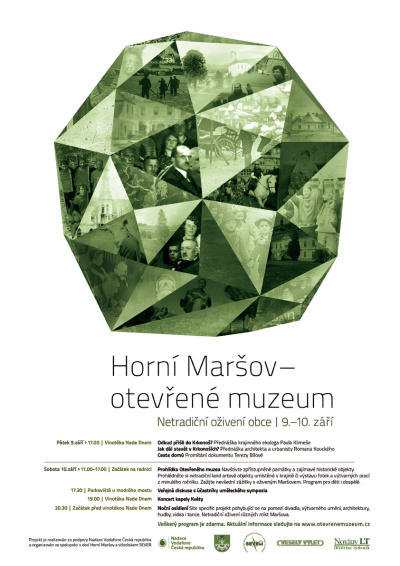 plakát Horní Maršov - Otevřené muzeum 2011